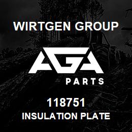 118751 Wirtgen Group INSULATION PLATE | AGA Parts