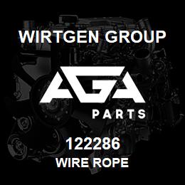 122286 Wirtgen Group WIRE ROPE | AGA Parts