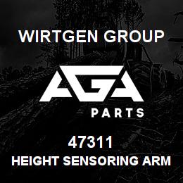 47311 Wirtgen Group HEIGHT SENSORING ARM | AGA Parts
