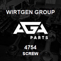 4754 Wirtgen Group SCREW | AGA Parts