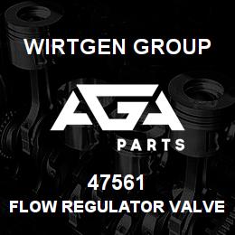 47561 Wirtgen Group FLOW REGULATOR VALVE | AGA Parts