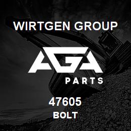47605 Wirtgen Group BOLT | AGA Parts