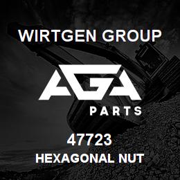 47723 Wirtgen Group HEXAGONAL NUT | AGA Parts