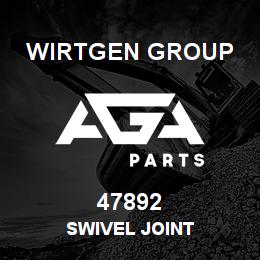 47892 Wirtgen Group SWIVEL JOINT | AGA Parts