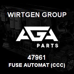 47961 Wirtgen Group FUSE AUTOMAT (CCC) | AGA Parts