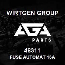 48311 Wirtgen Group FUSE AUTOMAT 16A | AGA Parts