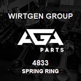 4833 Wirtgen Group SPRING RING | AGA Parts