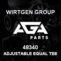 48340 Wirtgen Group ADJUSTABLE EQUAL TEE | AGA Parts