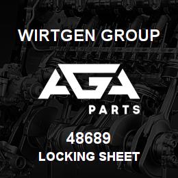 48689 Wirtgen Group LOCKING SHEET | AGA Parts