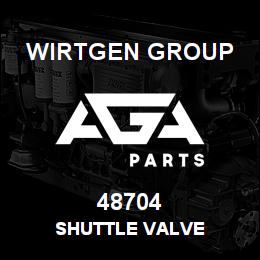 48704 Wirtgen Group SHUTTLE VALVE | AGA Parts