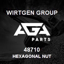 48710 Wirtgen Group HEXAGONAL NUT | AGA Parts