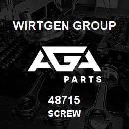 48715 Wirtgen Group SCREW | AGA Parts