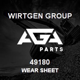 49180 Wirtgen Group WEAR SHEET | AGA Parts