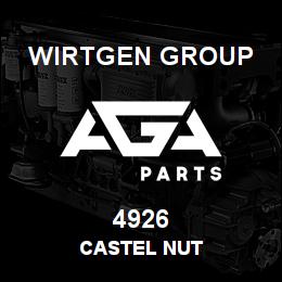 4926 Wirtgen Group CASTEL NUT | AGA Parts
