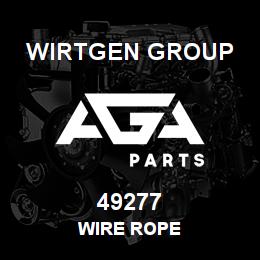 49277 Wirtgen Group WIRE ROPE | AGA Parts