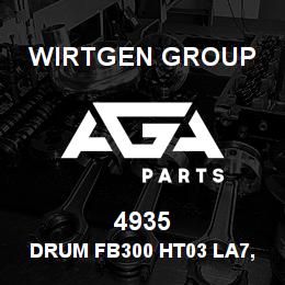 4935 Wirtgen Group DRUM FB300 HT03 LA7,5 AW3 | AGA Parts