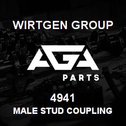 4941 Wirtgen Group MALE STUD COUPLING | AGA Parts