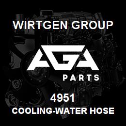 4951 Wirtgen Group COOLING-WATER HOSE | AGA Parts