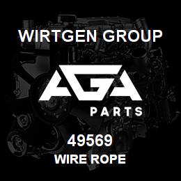 49569 Wirtgen Group WIRE ROPE | AGA Parts