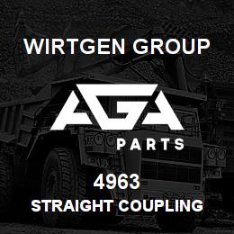 4963 Wirtgen Group STRAIGHT COUPLING | AGA Parts