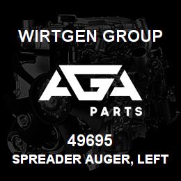 49695 Wirtgen Group SPREADER AUGER, LEFT | AGA Parts