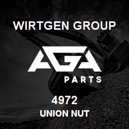 4972 Wirtgen Group UNION NUT | AGA Parts