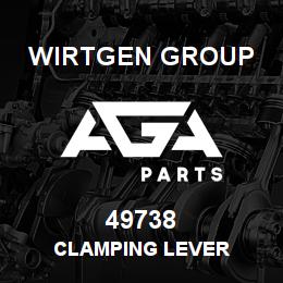 49738 Wirtgen Group CLAMPING LEVER | AGA Parts
