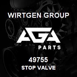 49755 Wirtgen Group STOP VALVE | AGA Parts