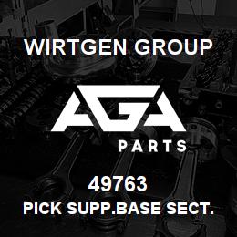 49763 Wirtgen Group PICK SUPP.BASE SECT.HT2 185 LE | AGA Parts