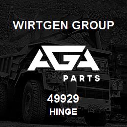 49929 Wirtgen Group HINGE | AGA Parts