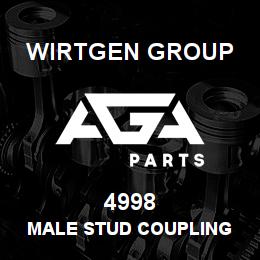 4998 Wirtgen Group MALE STUD COUPLING | AGA Parts