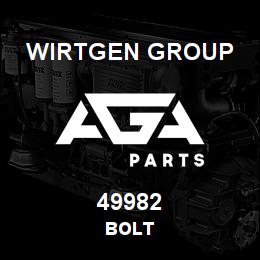 49982 Wirtgen Group BOLT | AGA Parts