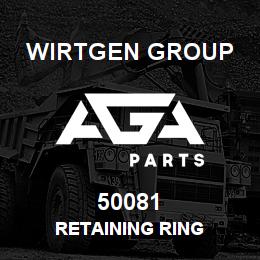 50081 Wirtgen Group RETAINING RING | AGA Parts
