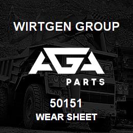 50151 Wirtgen Group WEAR SHEET | AGA Parts
