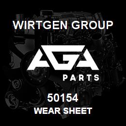 50154 Wirtgen Group WEAR SHEET | AGA Parts