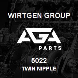 5022 Wirtgen Group TWIN NIPPLE | AGA Parts