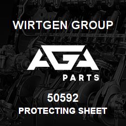 50592 Wirtgen Group PROTECTING SHEET | AGA Parts