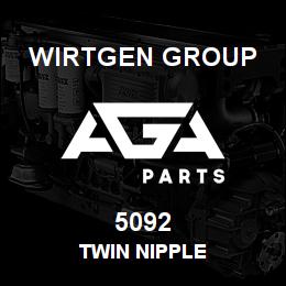 5092 Wirtgen Group TWIN NIPPLE | AGA Parts
