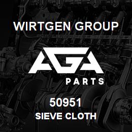 50951 Wirtgen Group SIEVE CLOTH | AGA Parts