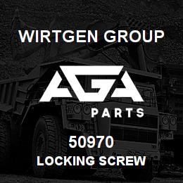 50970 Wirtgen Group LOCKING SCREW | AGA Parts