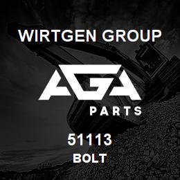 51113 Wirtgen Group BOLT | AGA Parts