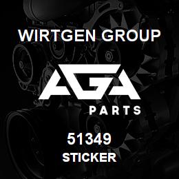 51349 Wirtgen Group STICKER | AGA Parts