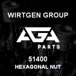 51400 Wirtgen Group HEXAGONAL NUT | AGA Parts
