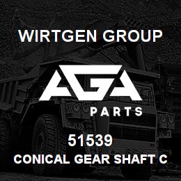 51539 Wirtgen Group CONICAL GEAR SHAFT CPL. | AGA Parts