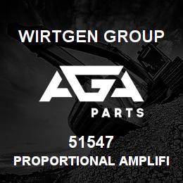 51547 Wirtgen Group PROPORTIONAL AMPLIFIER 24V DC | AGA Parts