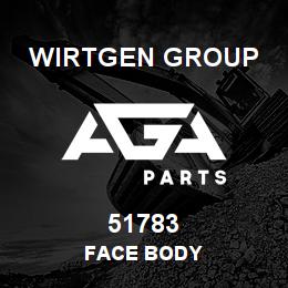 51783 Wirtgen Group FACE BODY | AGA Parts