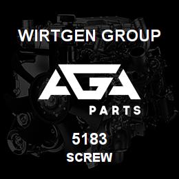 5183 Wirtgen Group SCREW | AGA Parts