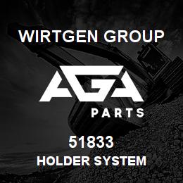 51833 Wirtgen Group HOLDER SYSTEM | AGA Parts
