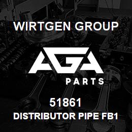 51861 Wirtgen Group DISTRIBUTOR PIPE FB1900/2000 | AGA Parts