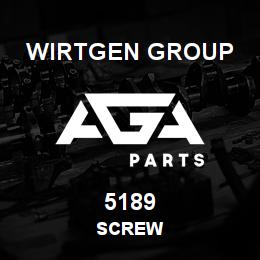 5189 Wirtgen Group SCREW | AGA Parts